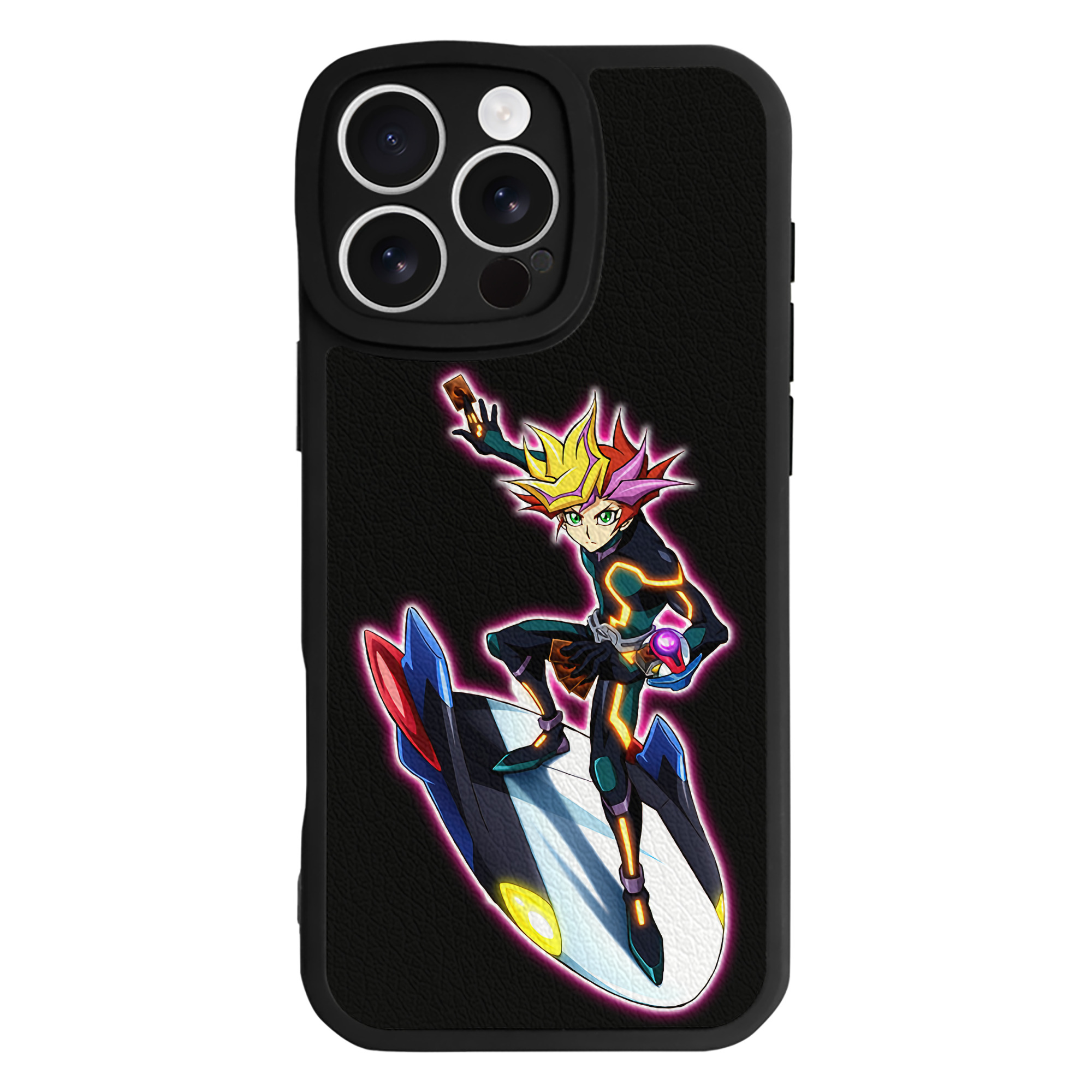 遊☆戯☆王 Yu-Gi-Oh! 【iPhone 16シリーズ対応】シリコンスマホケース（レザー調） 材質：シリコン
